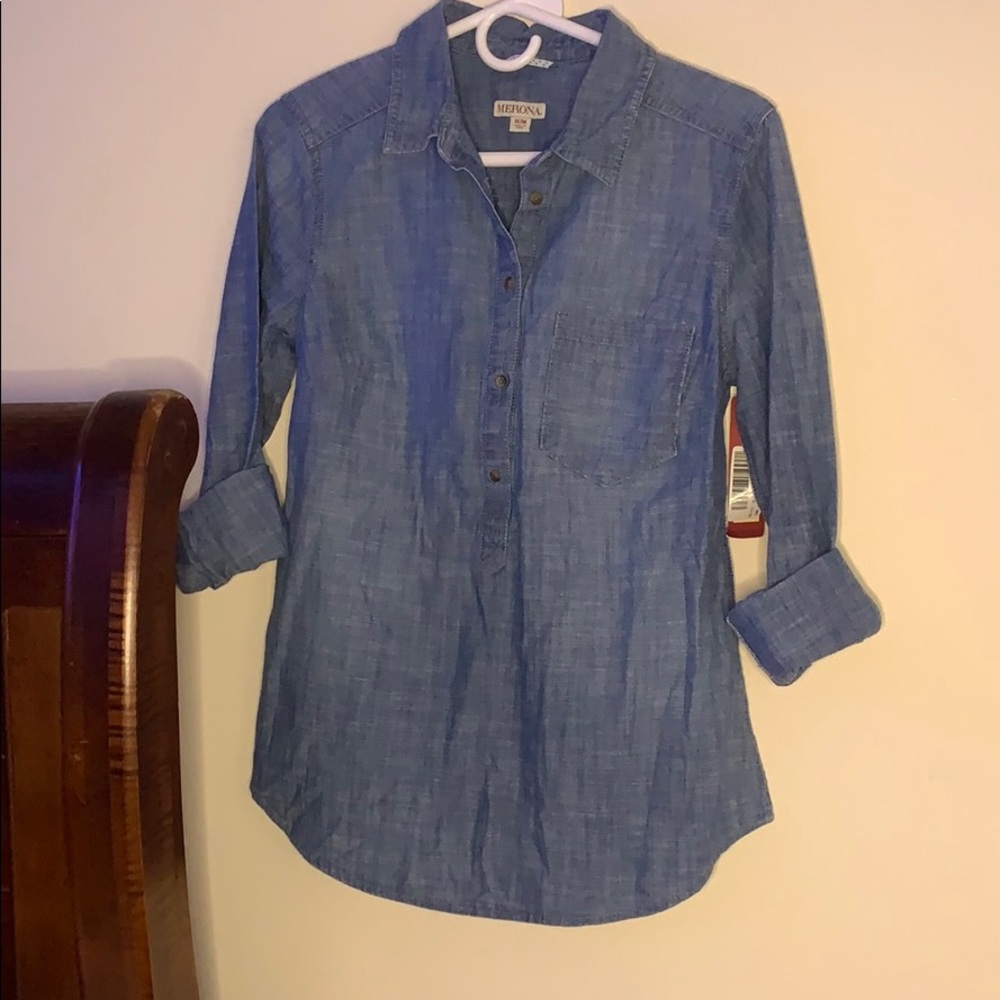 Merona women’s Jean shirt